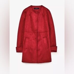 ZARA | Faux Suede Coat